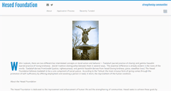 Desktop Screenshot of hesedfoundation.org